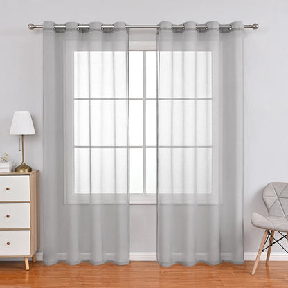 1 Panel Elegant Window Sheer Curtains
