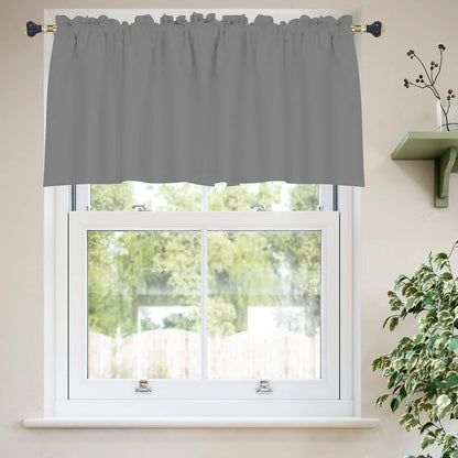 1 Panel Blackout Window Short Curtains