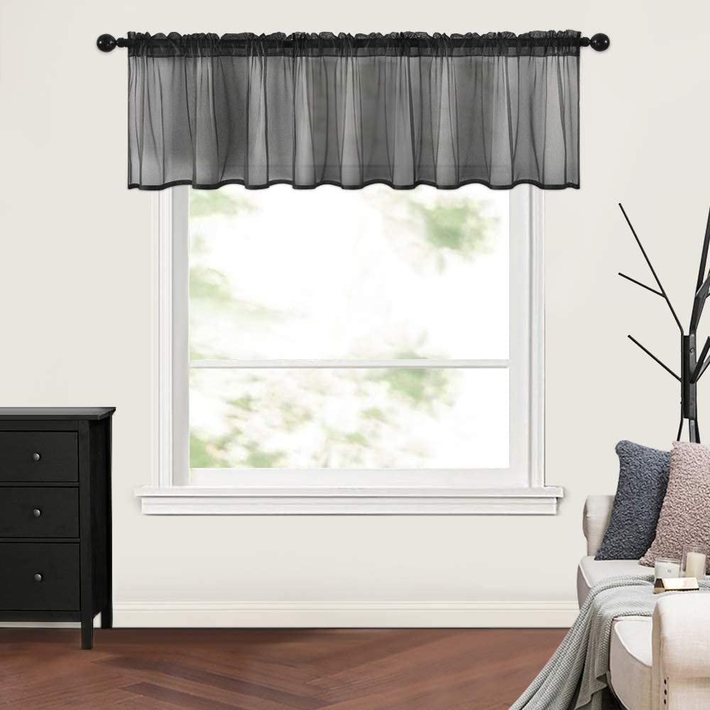 Half Tiers Curtains Cafe Kitchen Window Decor 1 Panel