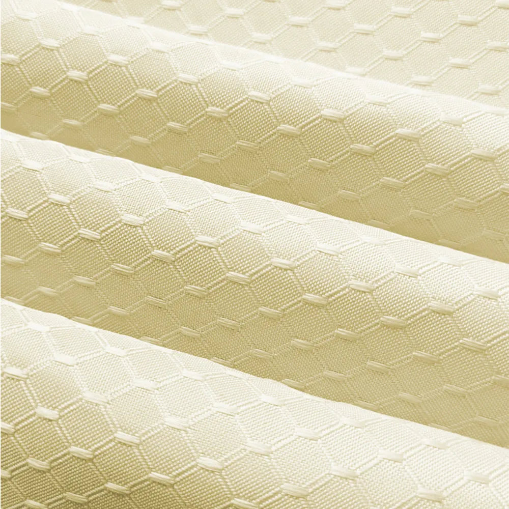 Shower curtain made of waffle fabric – water-repellent, including hooks, 1 piece