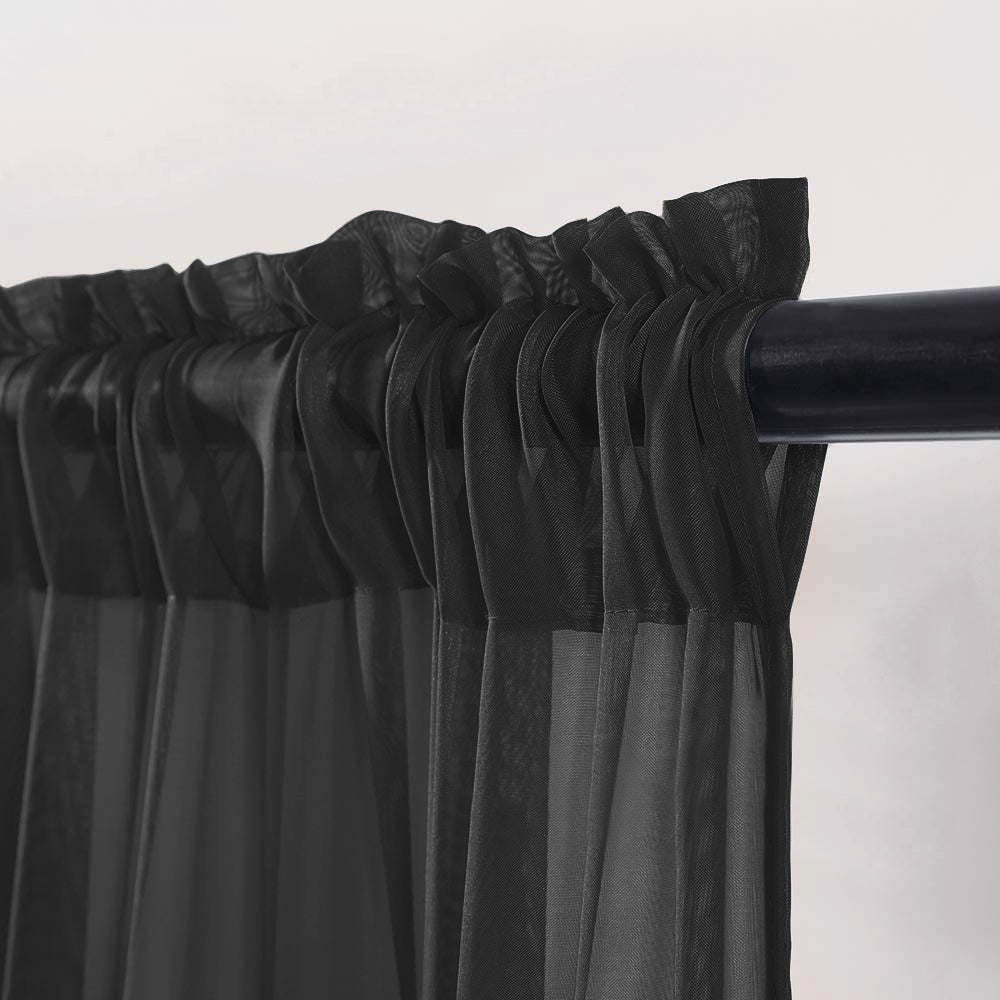 Half Tiers Curtains Cafe Kitchen Window Decor 1 Panel