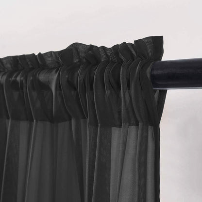 Half Tiers Curtains Cafe Kitchen Window Decor 1 Panel