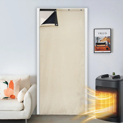 Heavy Outdoor Thermal Door Curtain Made to Measure · Gravento