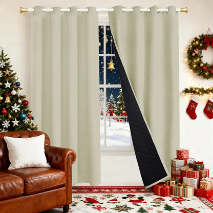 Heavy-duty outdoor blackout and thermal curtain made to measure · Borevia