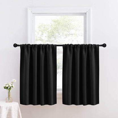 Thermal Blackout Small/Short Window Curtains 1 Panel