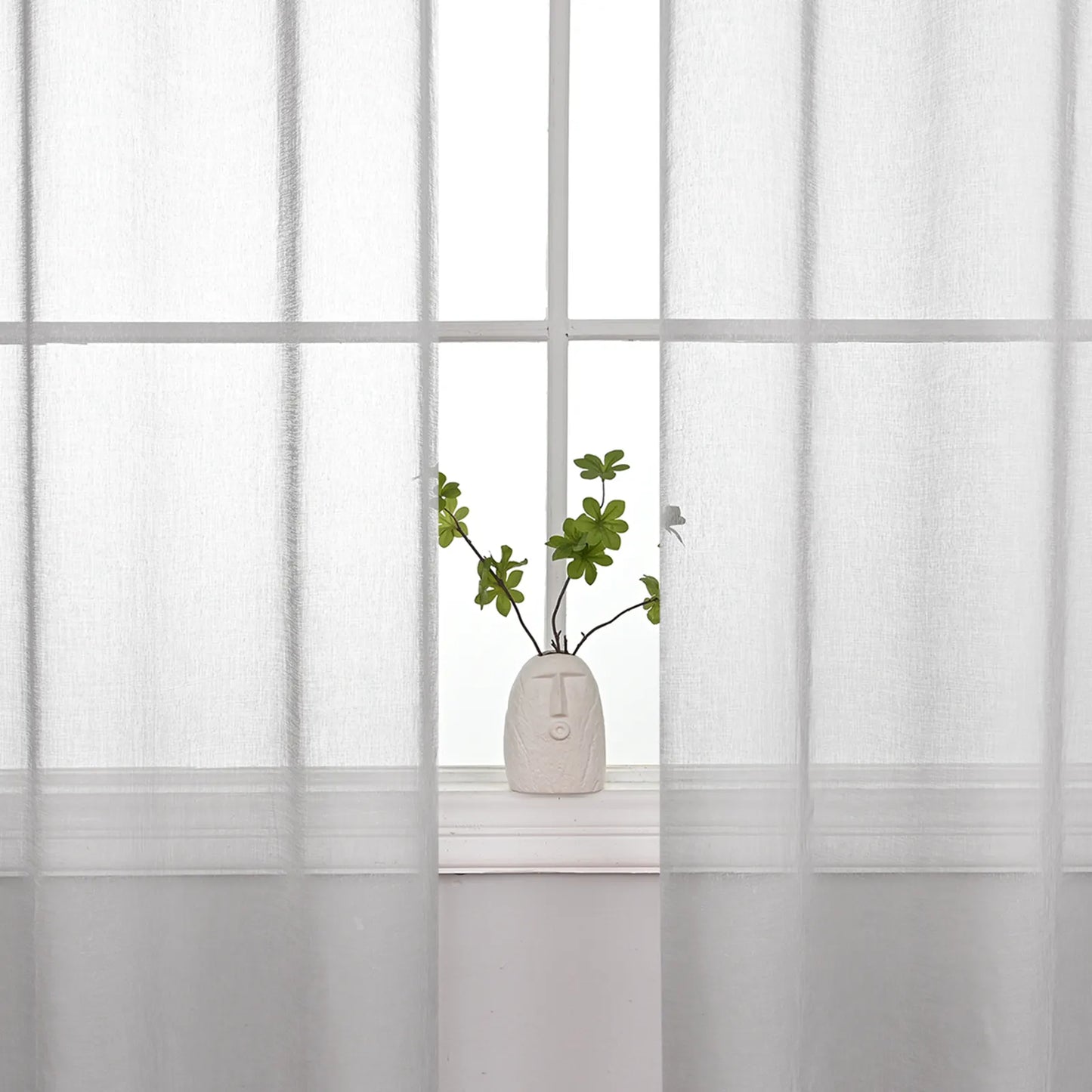 1 Panel Elegant Window Sheer Curtains