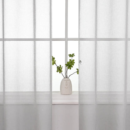 1 Panel Elegant Window Sheer Curtains