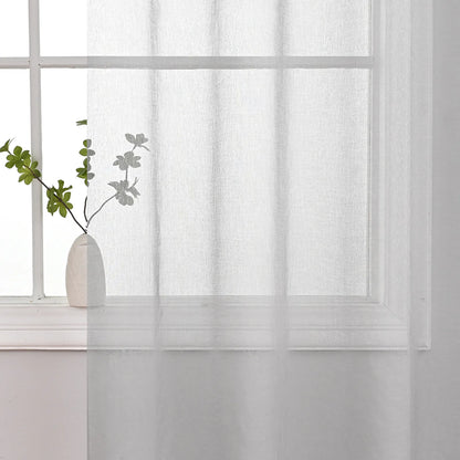1 Panel Elegant Window Sheer Curtains
