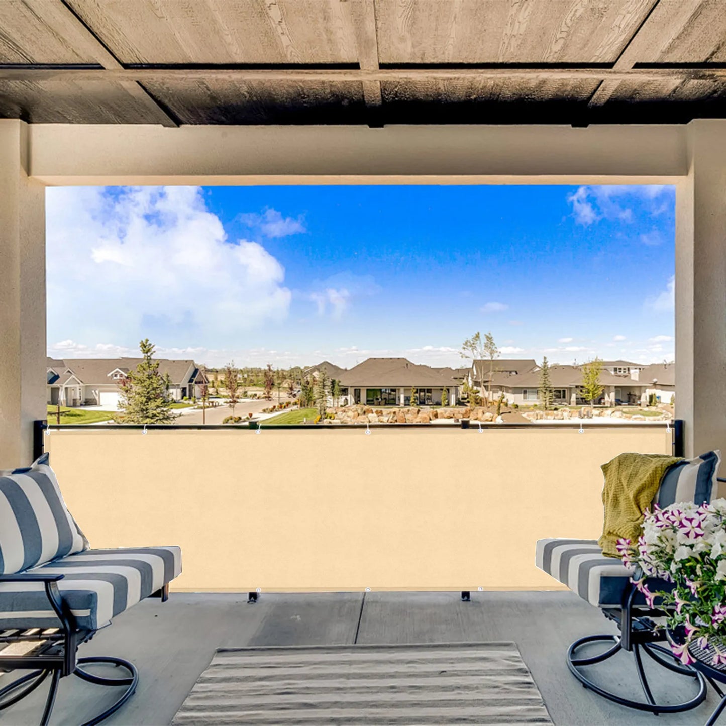 Outdoor Balkon Sichtschutzvorhang nach Maß · Ravello