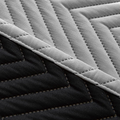 Rideau thermique épais sur mesure avec matelassage chevrons - Tessaro