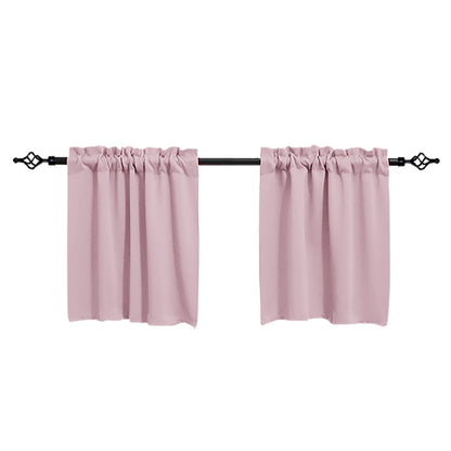 1 Panel Blackout Window Short Curtains