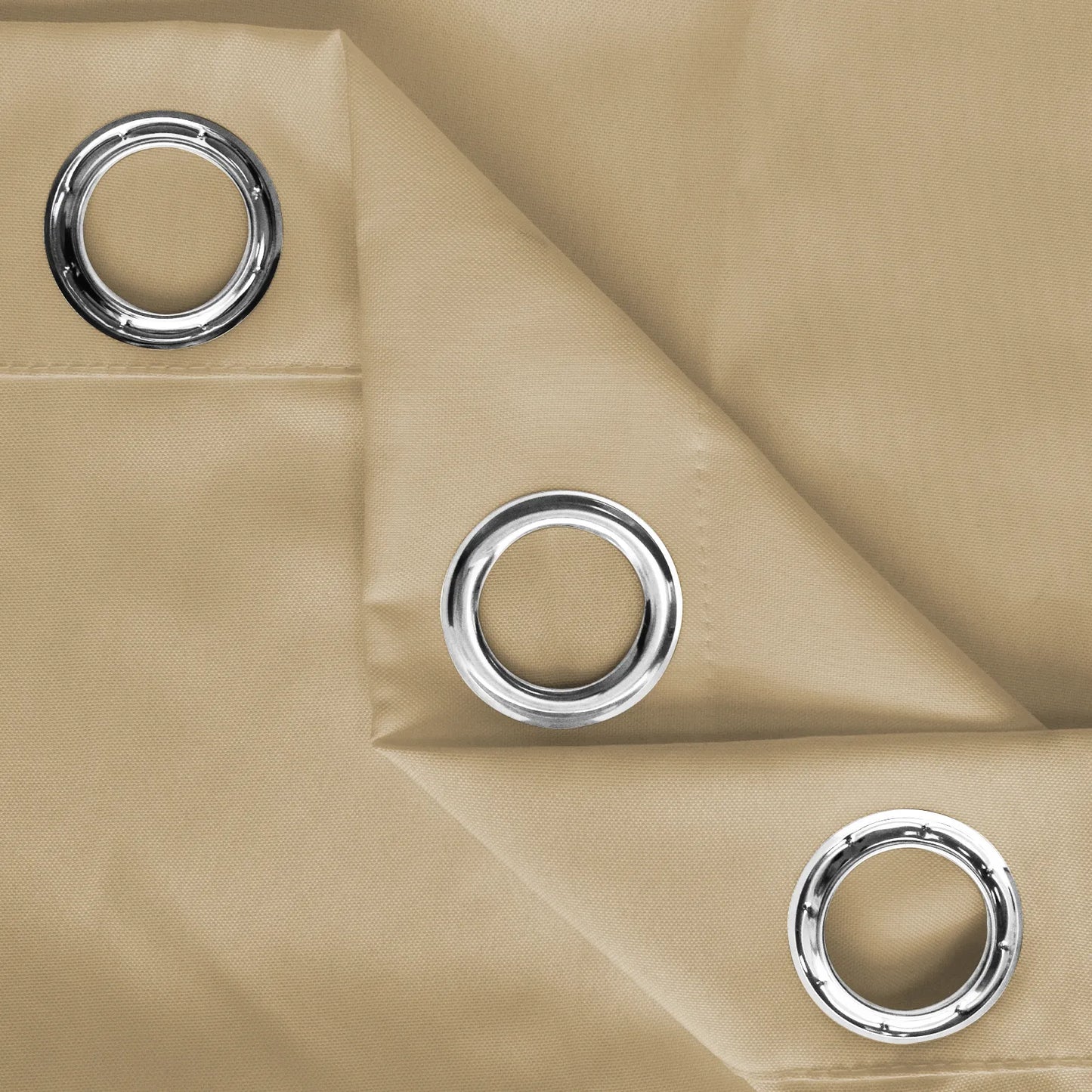 Extra Wide Outdoor Curtain, Waterproof and Blackout with Eyelets – 1 Piece, 180 cm Wide