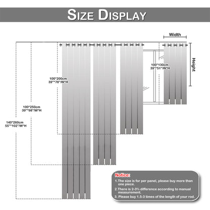 Christmas Blackout Curtains, 1 Panel, Red, 100*130cm/100*200cm/100*250cm/140*260cm