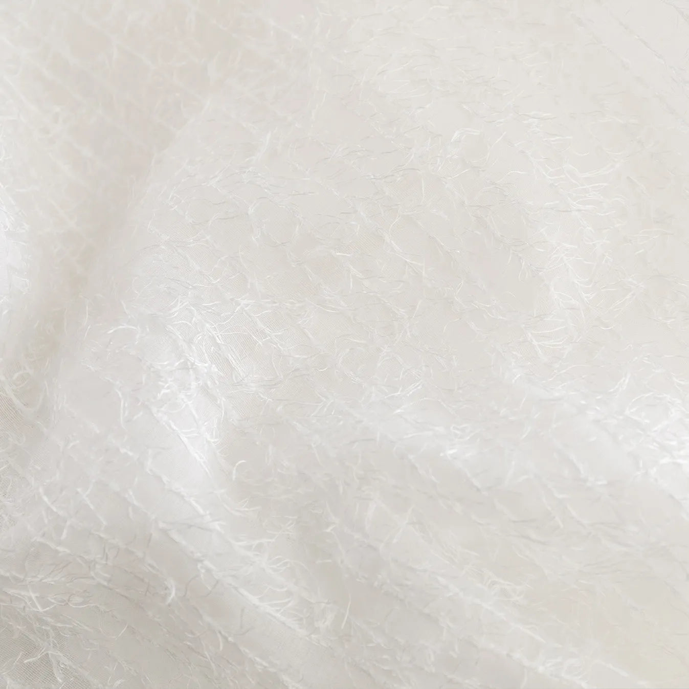 Voilage transparent à l'aspect tissé texturé – Elvane