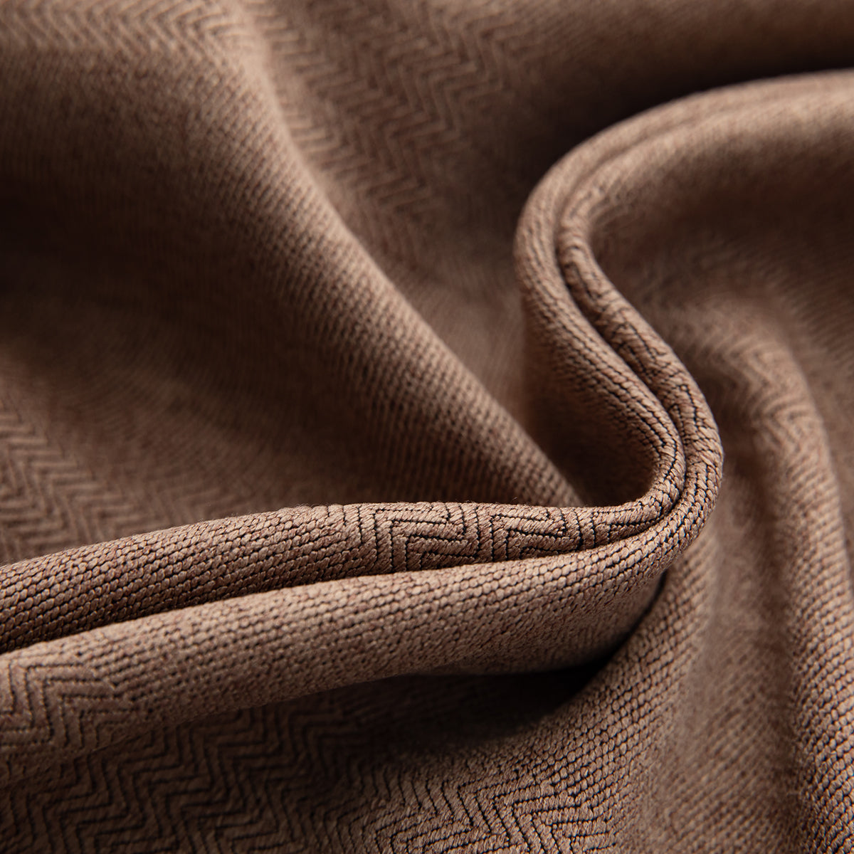 100% Blackout Curtains, 1 Panel, Brown, 100*130cm/134*160cm/134*210cm/134*245cm