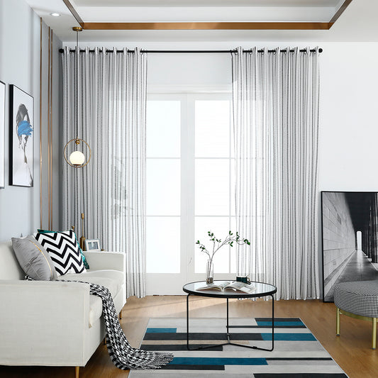 Sheer Curtains, 1 Panel, White, 100x130cm/100x250cm/140x260cm