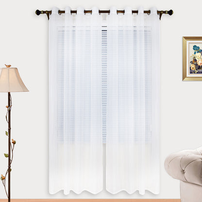 Rideaux en tulle de gaze, 1 panneau, blanc, 132*160cm/132*183cm/132*213cm/132*244cm