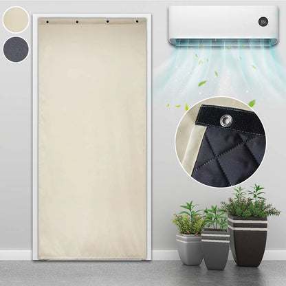 Heavy Outdoor Thermal Door Curtain Made to Measure · Gravento