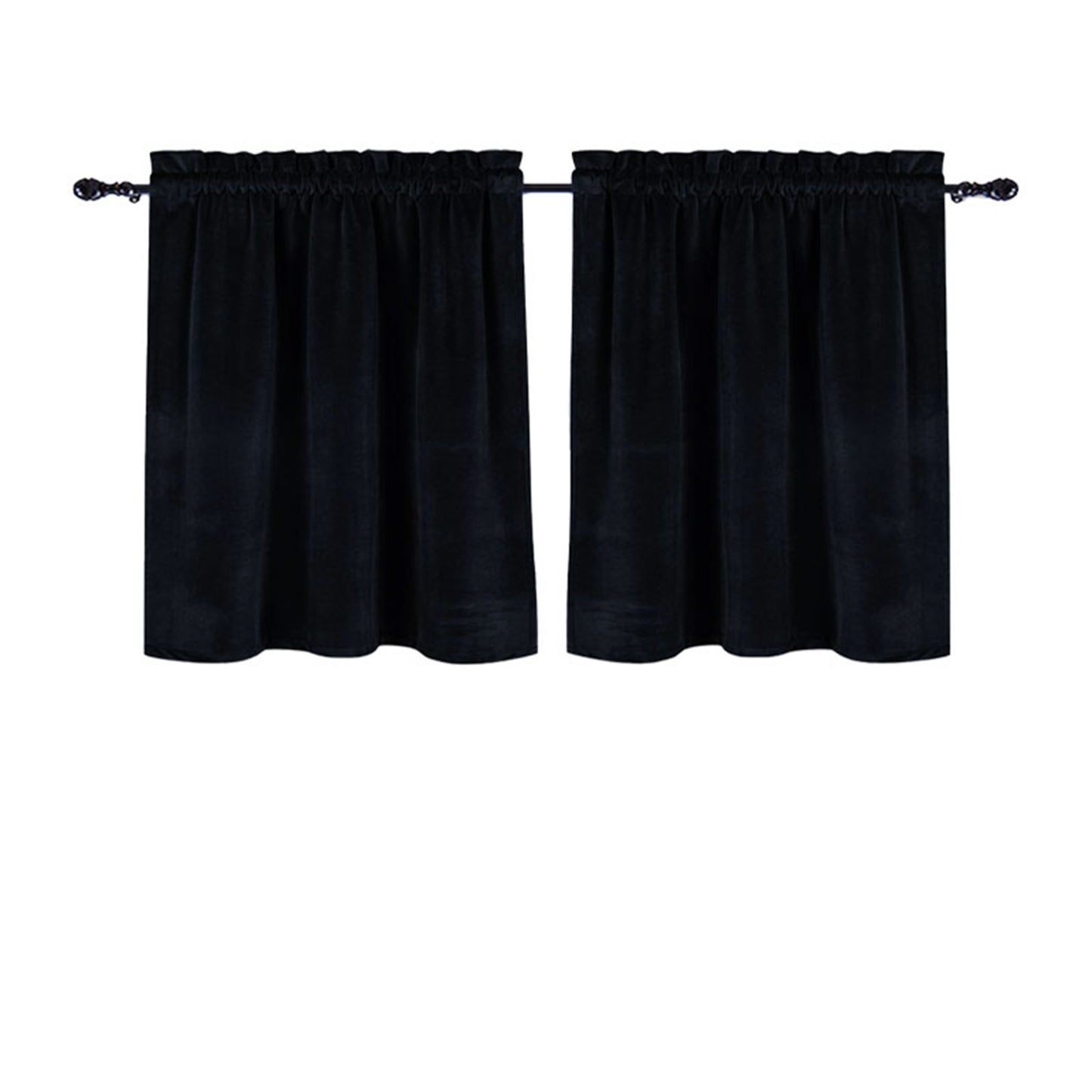 Velour Animal Print Curtains for Motorhomes and Caravans – Set of 2