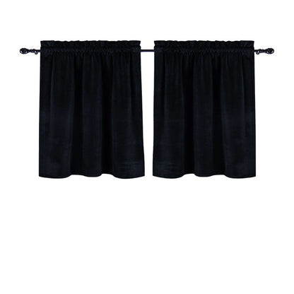 Velour Animal Print Curtains for Motorhomes and Caravans – Set of 2