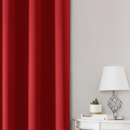 Rideaux occultants de Noël, 1 panneau, rouge, 100 x 130 cm/100 x 250 cm