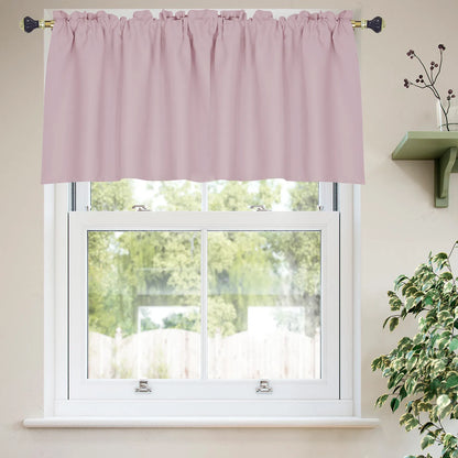 1 Panel Blackout Window Short Curtains