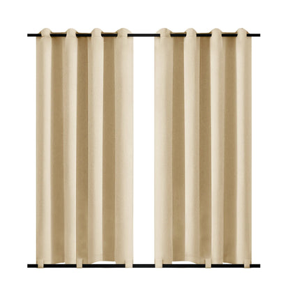 Wind-Resistant Outdoor Thermal Curtain Made to Measure · Corvella