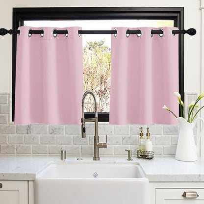 1 Panel High-precision Blackout Short Kitchen Curtains