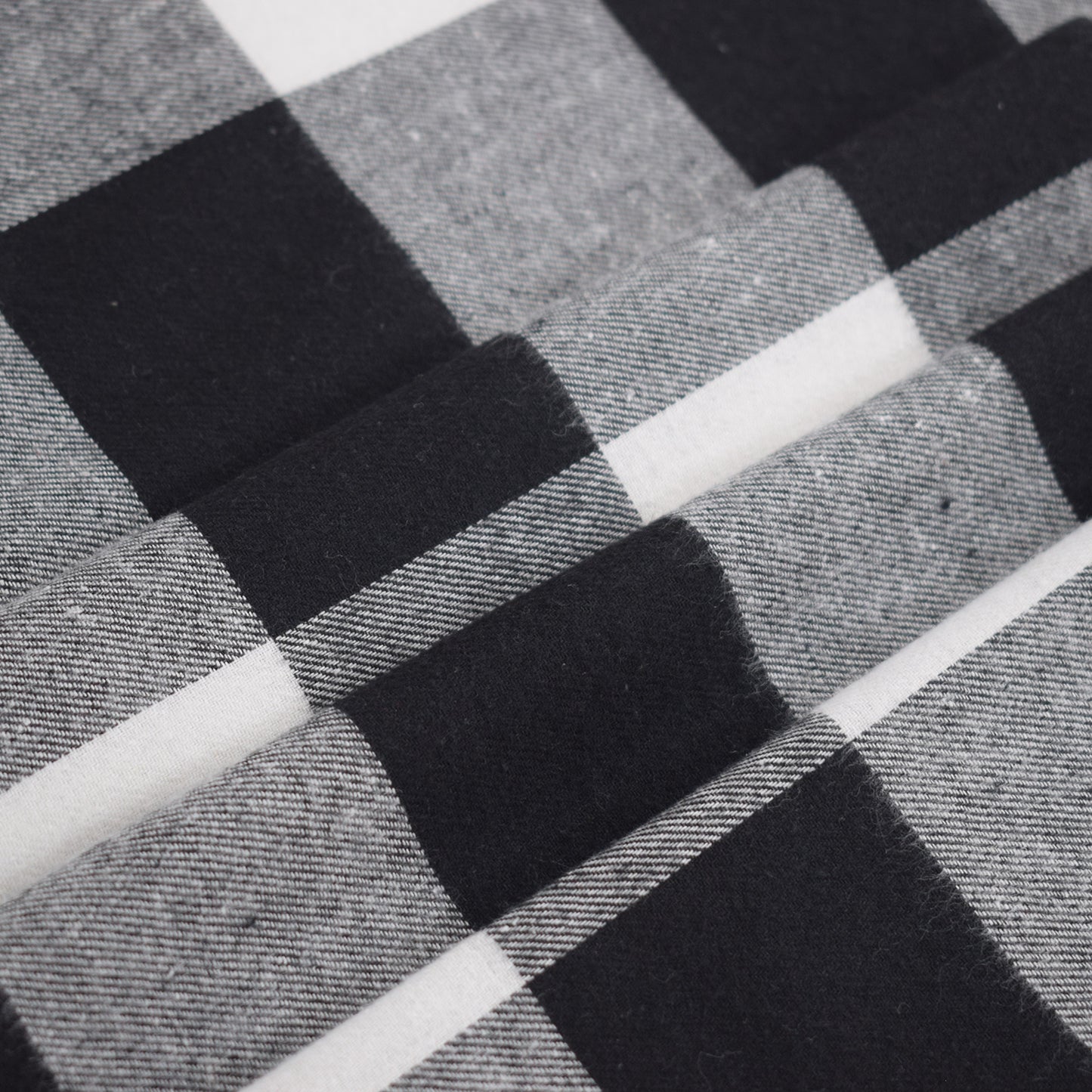 Christmas Plaid Curtains, 1 Panel, Black, 132*160cm/132*213cm/132*244cm