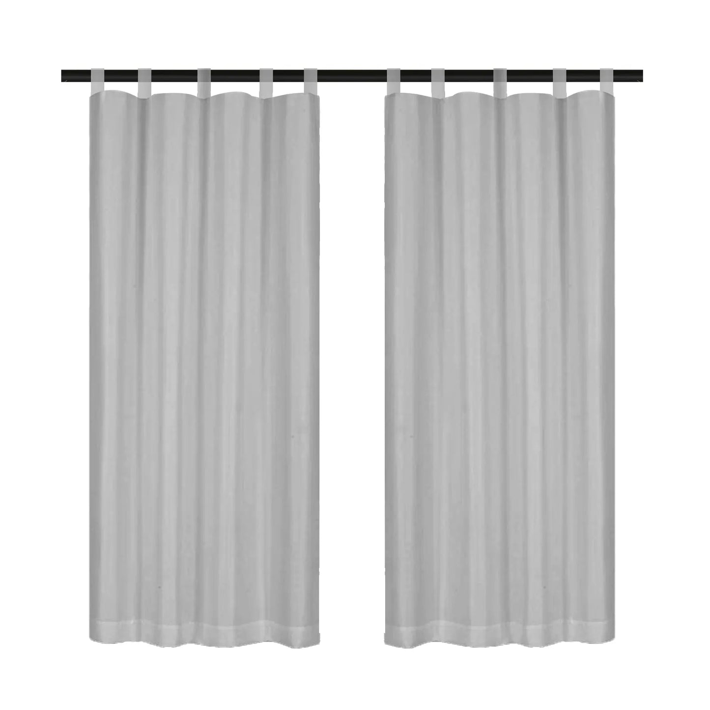 Leichte Outdoor Voile Gardine nach Maß mit Klettaufhängung · Calvera