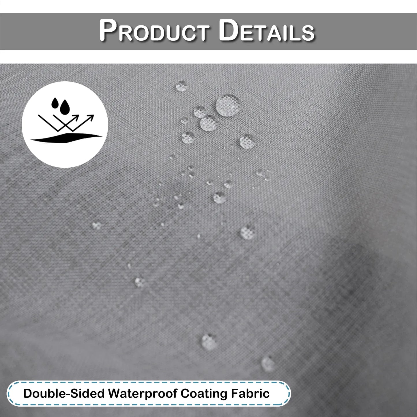 1 Panel Waterproof Short Sheer Tier Curtain