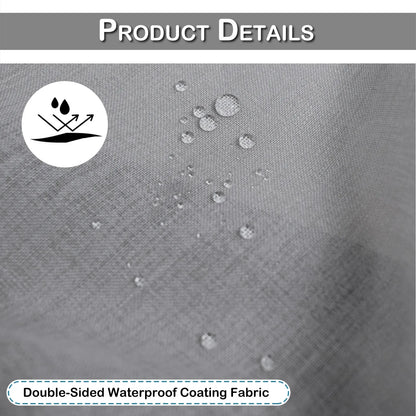 1 Panel Waterproof Short Sheer Tier Curtain