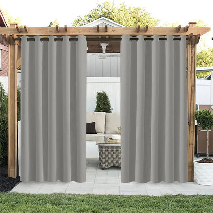 Extra breiter Outdoor Thermovorhang nach Maß · Norvanto