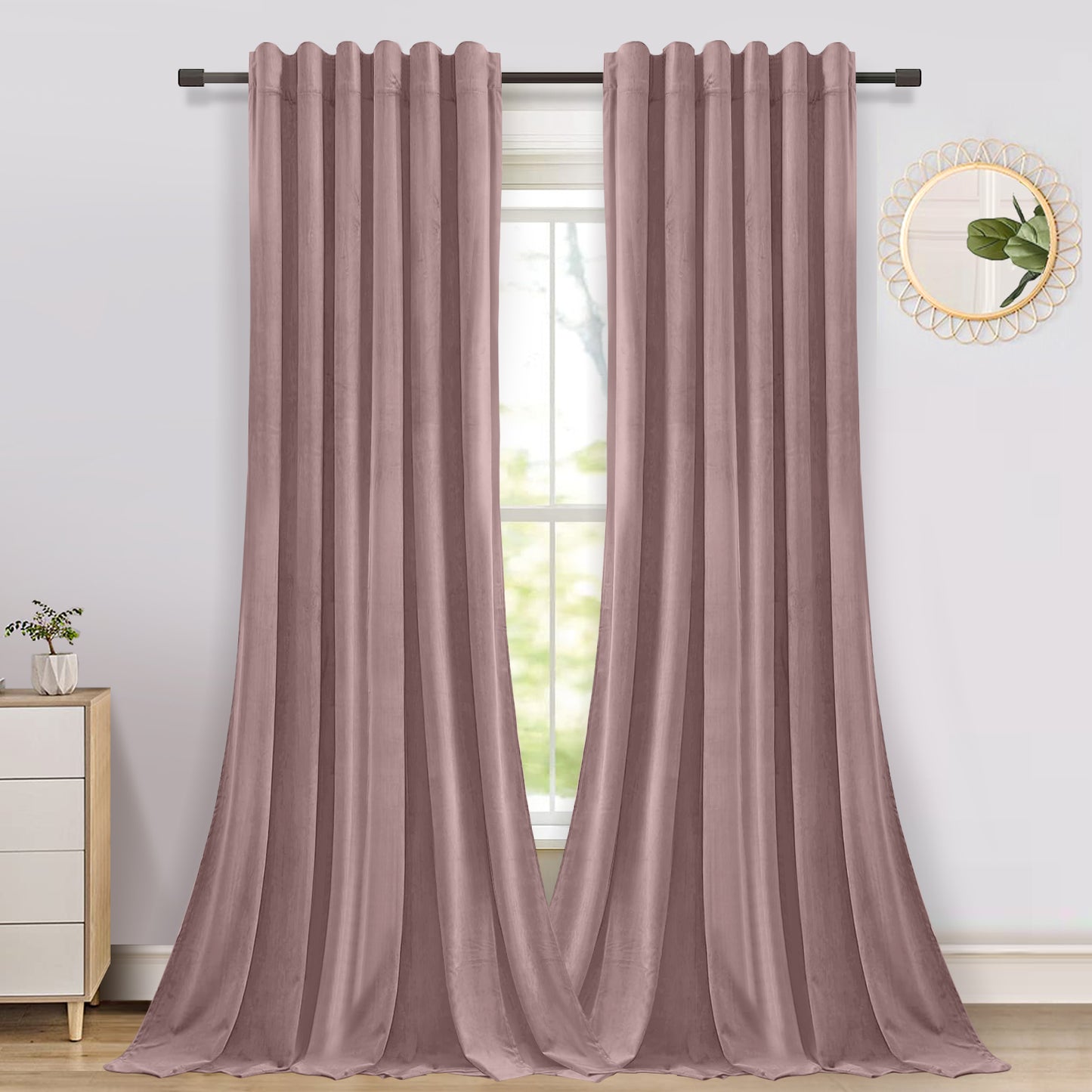 Rideaux en velours épais sur mesure · Vérone