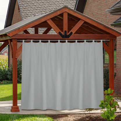 Custom-Made Outdoor Blackout Curtain with Hook-and-Loop Fastener · Dalmora