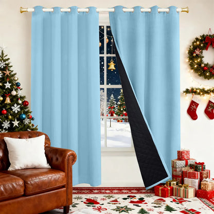 Heavy-duty outdoor blackout and thermal curtain made to measure · Borevia