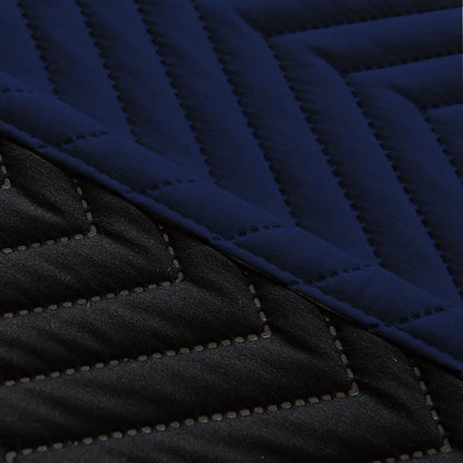 Rideau thermique épais sur mesure avec matelassage chevrons - Tessaro