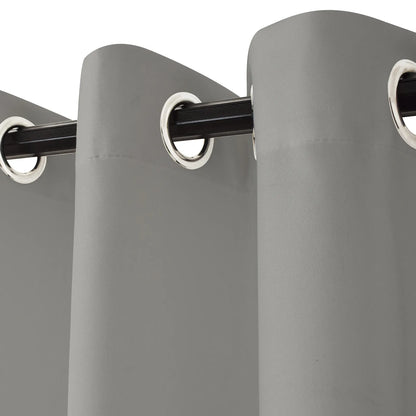 Extra Wide Outdoor Curtain, Waterproof and Blackout with Eyelets – 1 Piece, 180 cm Wide