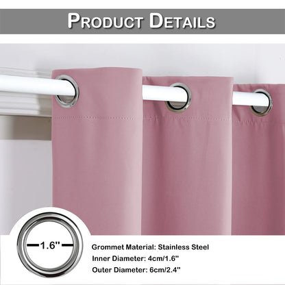 1 Panel High-precision Blackout Short Kitchen Curtains