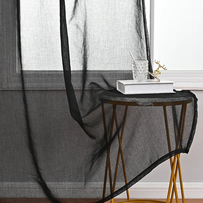 1 Panel Elegant Window Sheer Curtains