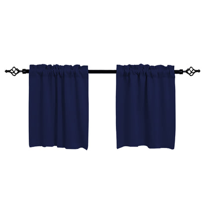1 Panel Blackout Window Short Curtains