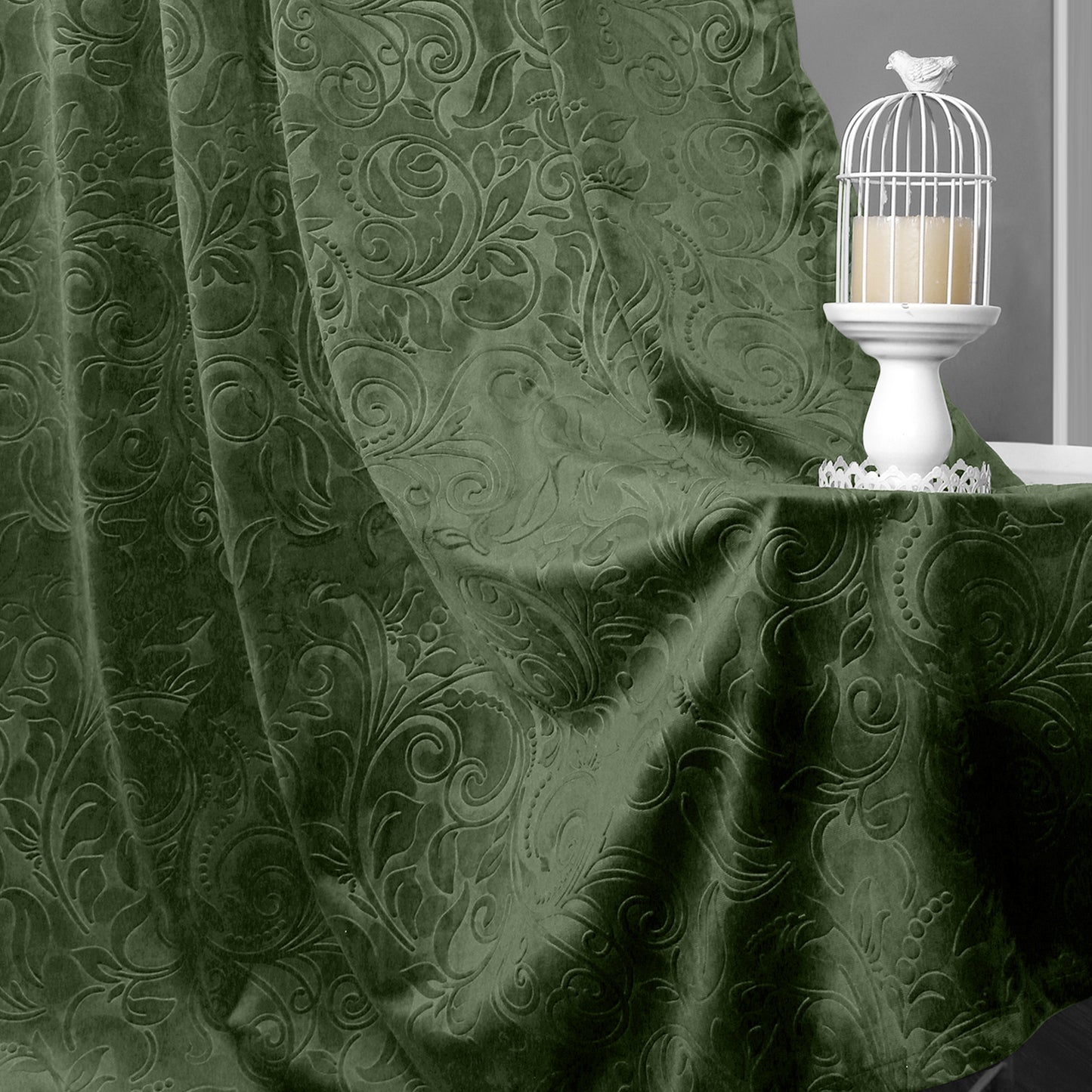 Klassische Jacquard-Samtvorhänge · Aurélia