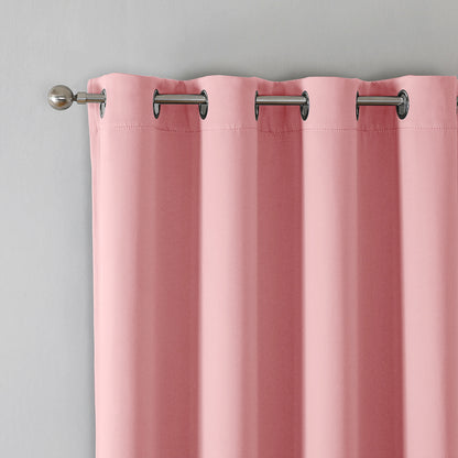 Verdunkelungsvorhang mit Ösen – Thermo, Blickdicht, 1/2 Panels