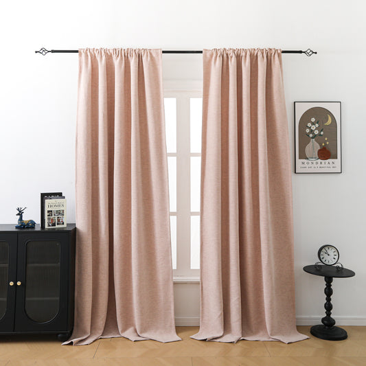 Sound-absorbing thermal curtains · Boreal