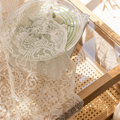 Beaded gauze netting