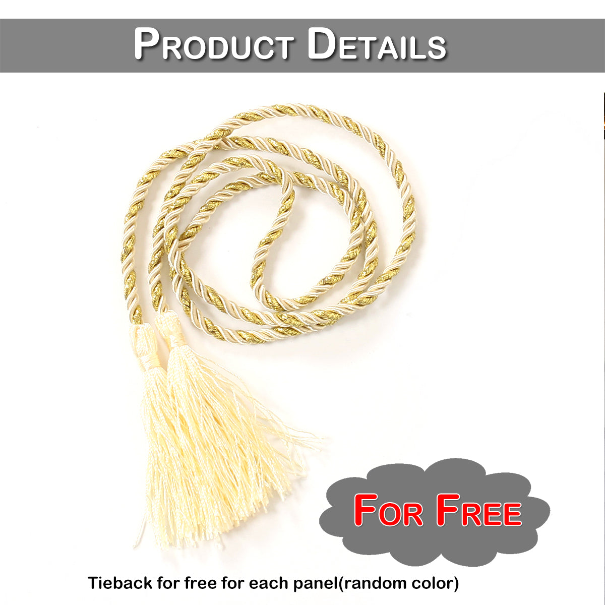 Rideaux transparents Firework, 1 panneau, blanc, 132*160cm/132*183cm/132*213cm/132*244cm