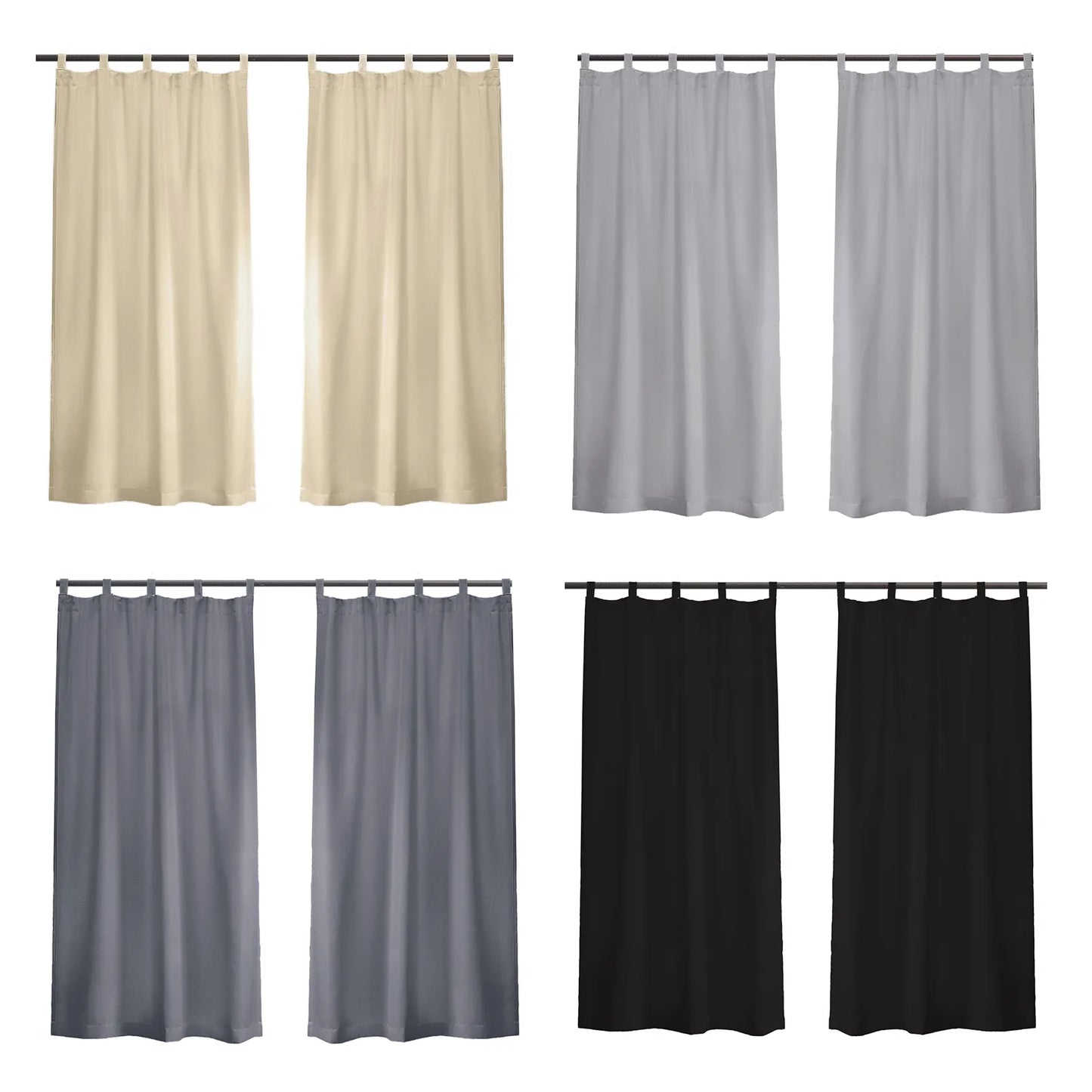 Verdunkelnder Outdoor Thermovorhang nach Maß · Veltrano