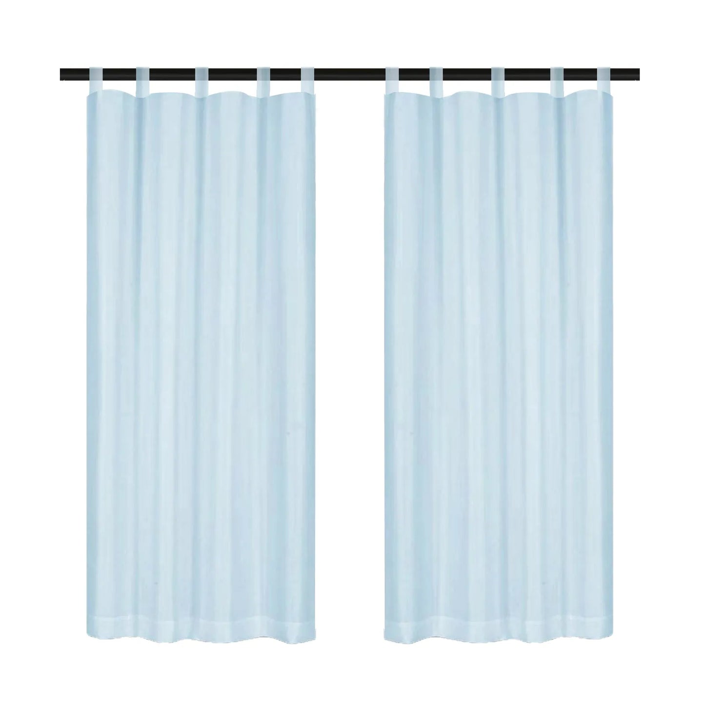 Leichte Outdoor Voile Gardine nach Maß mit Klettaufhängung · Calvera