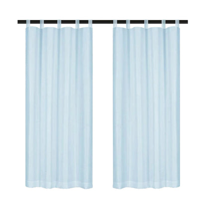 Leichte Outdoor Voile Gardine nach Maß mit Klettaufhängung · Calvera