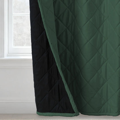 Rideau thermique en velours matelassé robuste - Velmira